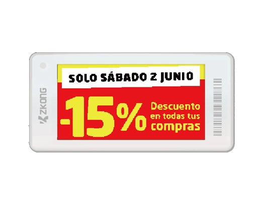 ZKC26B | ESL con schermo grafico EPD a matrice di punti da 2.6''
