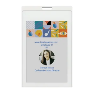 ZKC40E | 4.0'' Dot-Matrix Full-Color E-Paper Electronic Badge